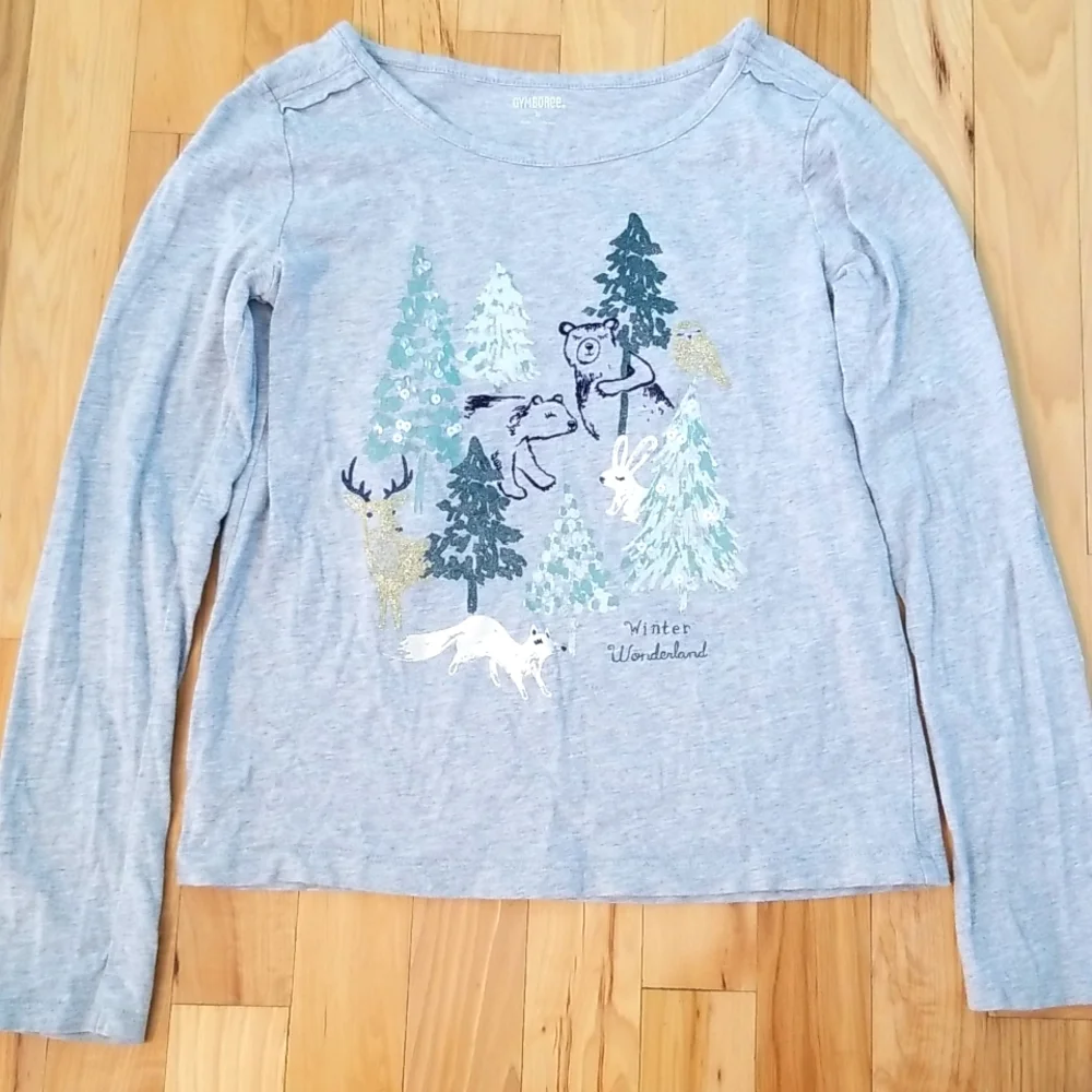 Gymboree ALL SPRUCED UP Winter Wonderland shirt
